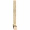 Ekena Millwork Portland Rough Sawn Timber Gable Bracket, Douglas Fir, 84"W x 42"H x 4"D x 4"F, 12/12 Pitch GBW084X42X0404POR00RDF - alternate 3